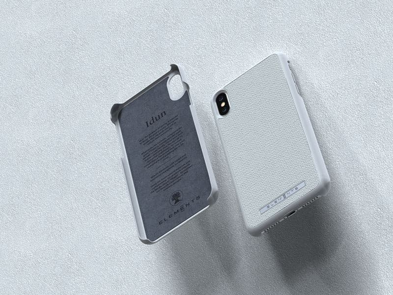 Nordic Elements Original Idun - Case for iPhone Xs Max (Light Grey) - 8