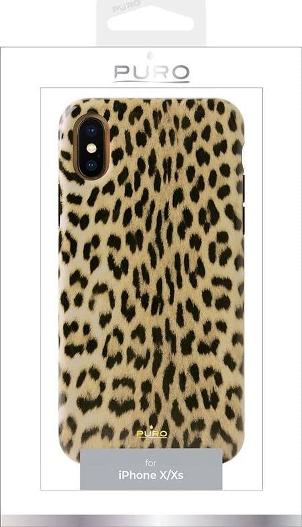 PURO Glam Leopard Cover - Case for iPhone Xs / X (Leo 1) - 3