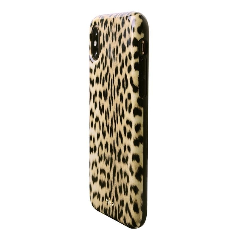 PURO Glam Leopard Cover - Case for iPhone Xs / X (Leo 1) - 5