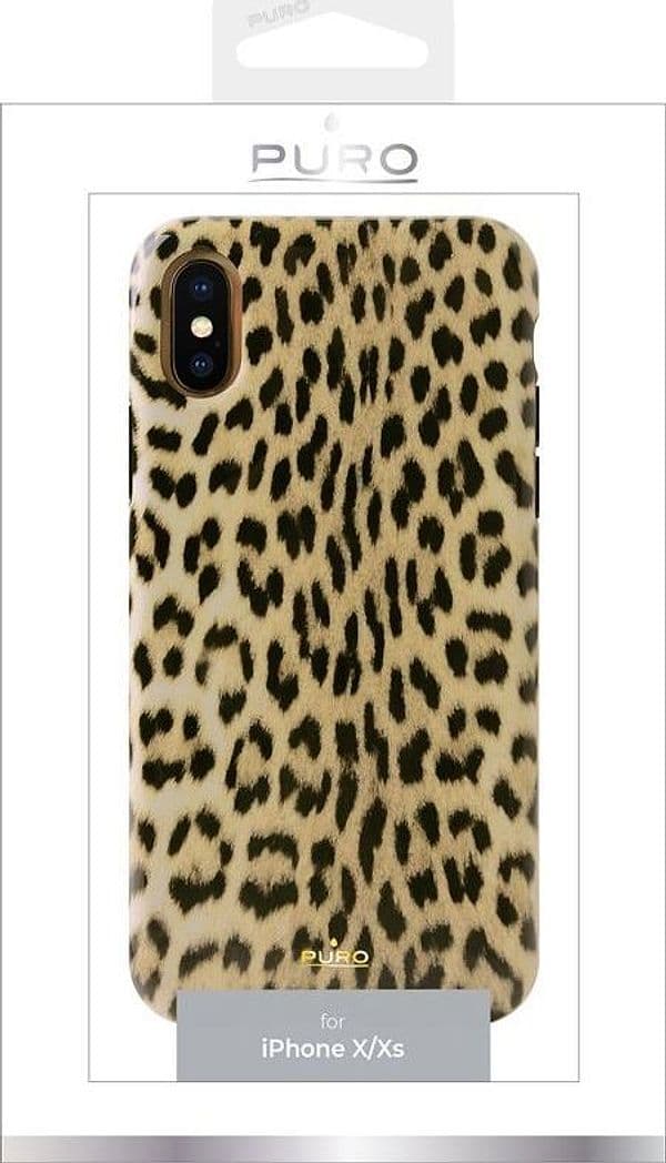 PURO Glam Leopard Cover - Case for iPhone Xs / X (Leo 1) - 6