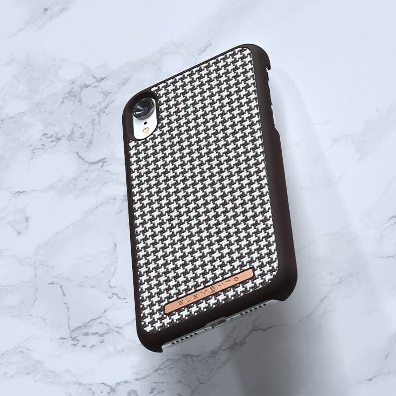 Nordic Elements Saeson Idun - Case for iPhone XR (Dark Brown Pattern 2) - 12