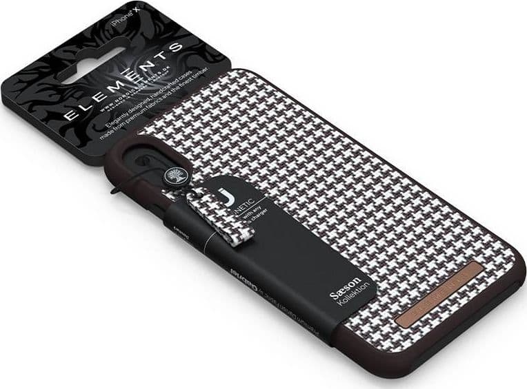 Nordic Elements Saeson Idun - Case for iPhone XR (Dark Brown Pattern 2) - 16