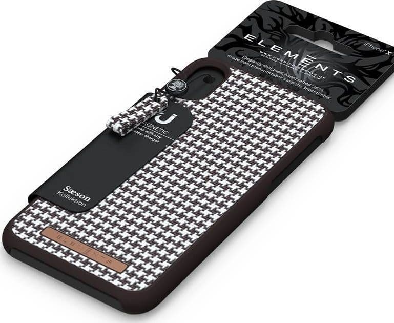Nordic Elements Saeson Idun - Case for iPhone XR (Dark Brown Pattern 2) - 17