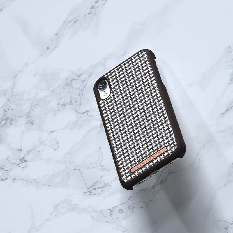 Nordic Elements Saeson Idun - Case for iPhone XR (Dark Brown Pattern 2) - 20