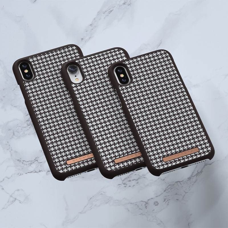 Nordic Elements Saeson Idun - Case for iPhone XR (Dark Brown Pattern 2) - 9
