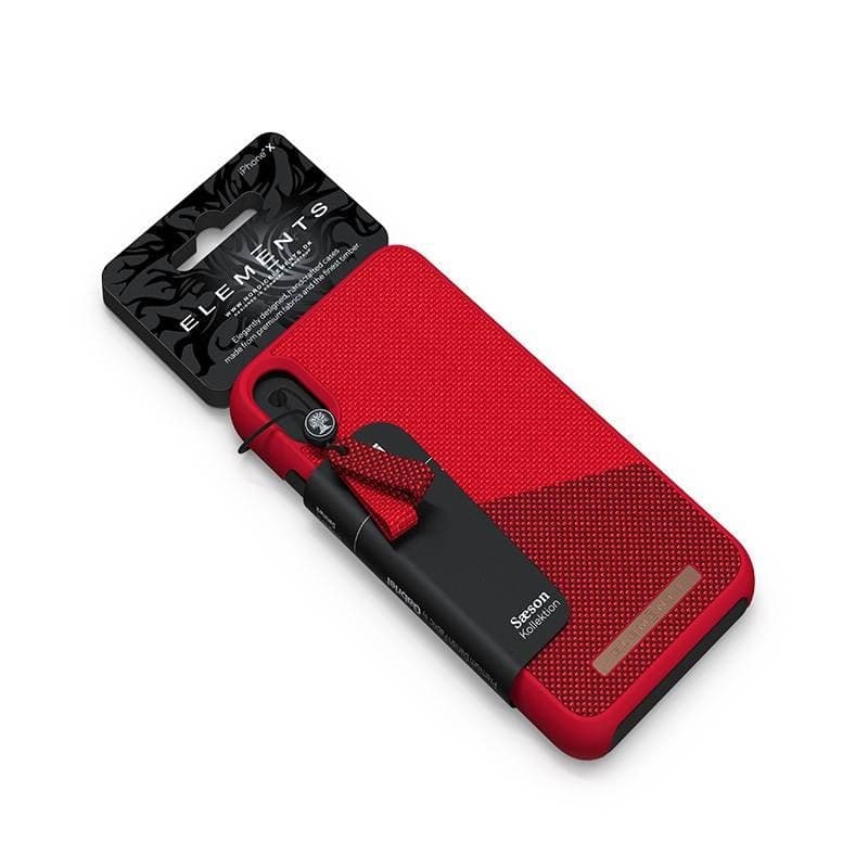 Nordic Elements Saeson Freja - Case for iPhone Xs Max (Red) - 14