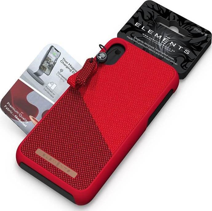 Nordic Elements Saeson Freja - Case for iPhone Xs Max (Red) - 16
