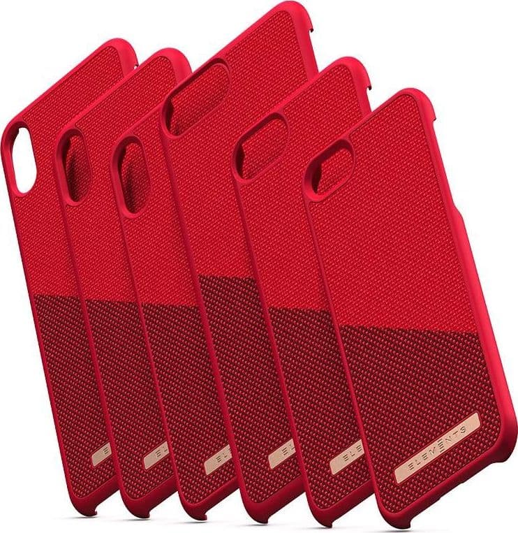 Nordic Elements Saeson Freja - Case for iPhone Xs Max (Red) - 19