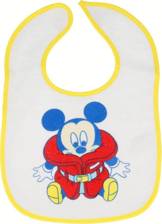 Mickey Mouse - Velcro bib (2 pcs)