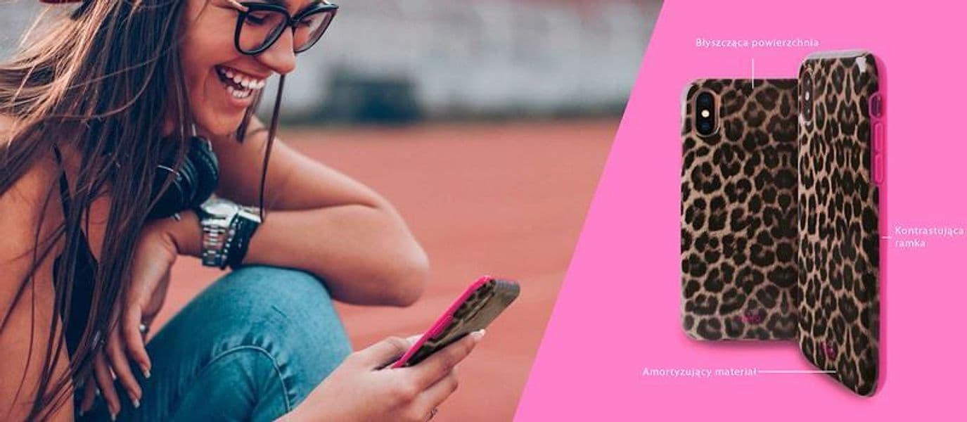 PURO Glam Leopard Cover - Case for iPhone Xs / X (Leo 2) - 5