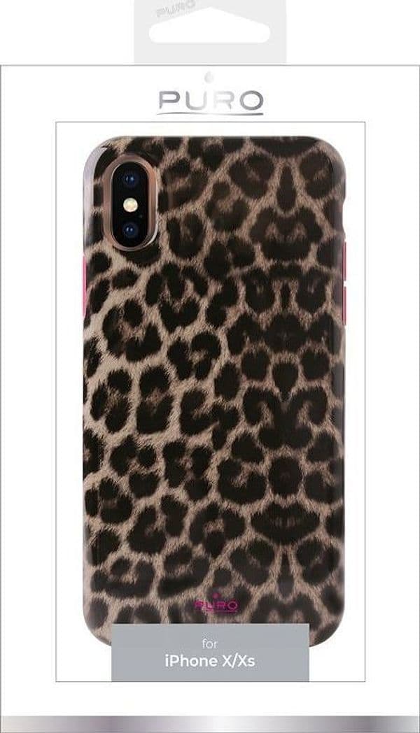 PURO Glam Leopard Cover - Case for iPhone Xs / X (Leo 2) - 9