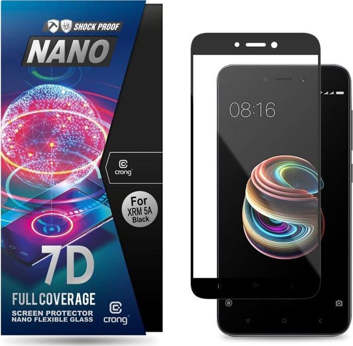 Crong 7D Nano Flexible Glass – Full Coverage Hybrid Screen Protector 9H Xiaomi Redmi 5A - 9