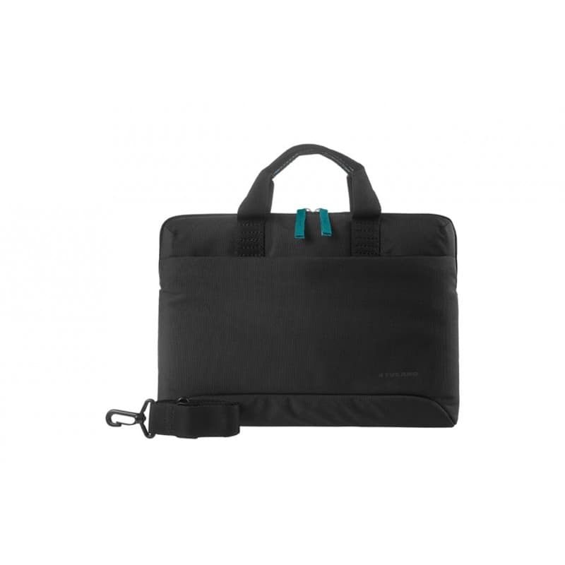 Tucano Smilza Super Slim Bag - Bag for Bag for MacBook Pro 14” / Air 15” / Pro 13" /Air / Notebook 14” / 13” (Black) - 4