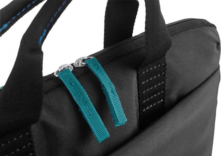 Tucano Smilza Super Slim Bag - Bag for Bag for MacBook Pro 14” / Air 15” / Pro 13" /Air / Notebook 14” / 13” (Black) - 6
