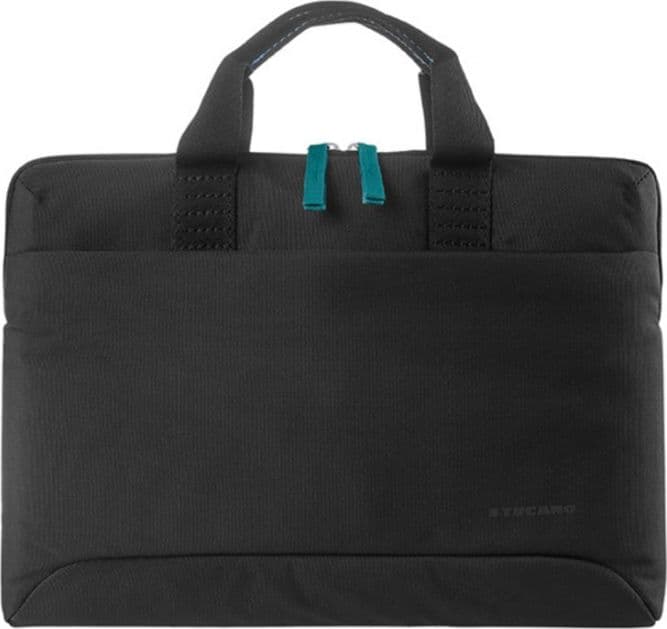 Tucano Smilza Super Slim Bag - Bag for Bag for MacBook Pro 14” / Air 15” / Pro 13" /Air / Notebook 14” / 13” (Black) - 9