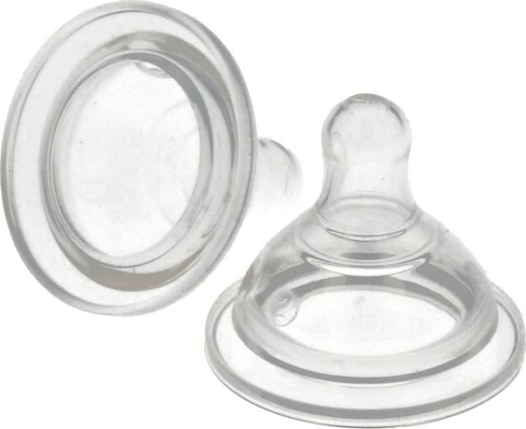 Hello Kitty - Silicone nipple for 0 m + bottle (2 pcs) - 3