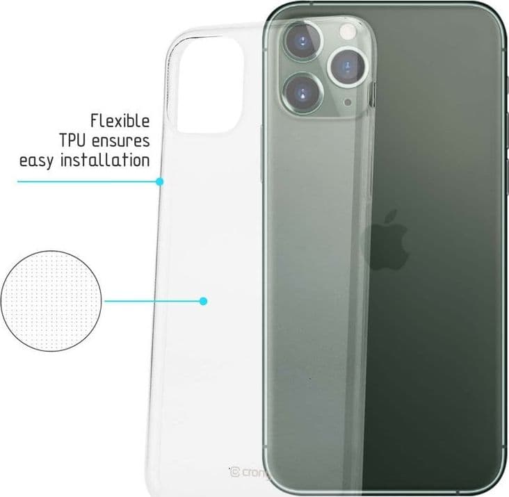 Crong Crystal Slim Cover - Custodia per iPhone 11 Pro (trasparente) - 2