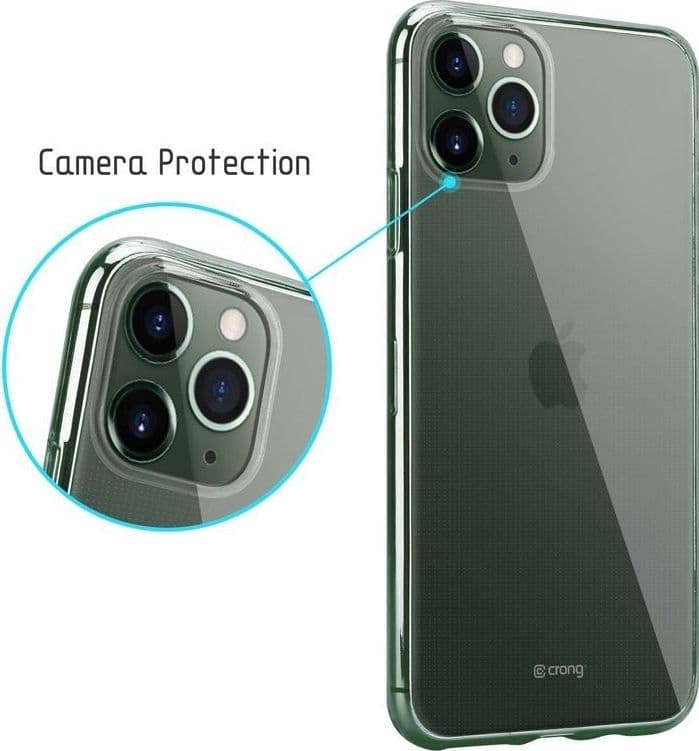 Crong Crystal Slim Cover - Custodia per iPhone 11 Pro (trasparente) - 11