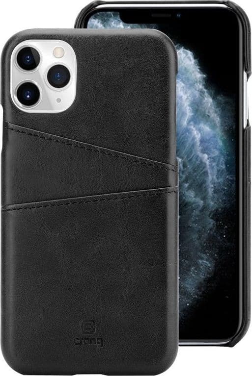 Crong Neat Cover - Custodia per iPhone 11 Pro con tasche (Nero) - 6