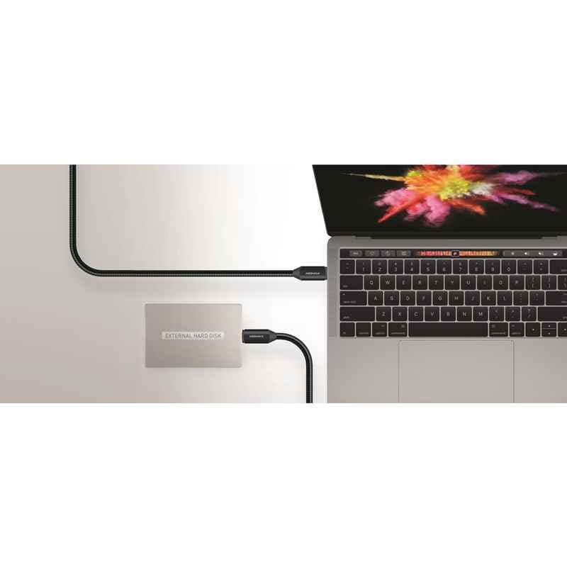 Momax Elite Link Type-C Power Delivery Cable, 1 m (Black) - 4