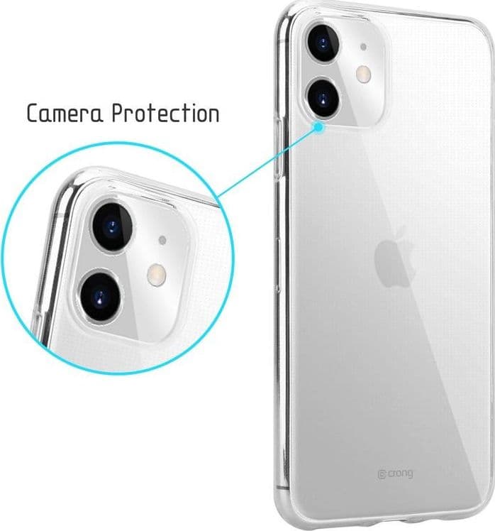 Crong Crystal Slim Cover - Custodia per iPhone 11 (trasparente) - 3