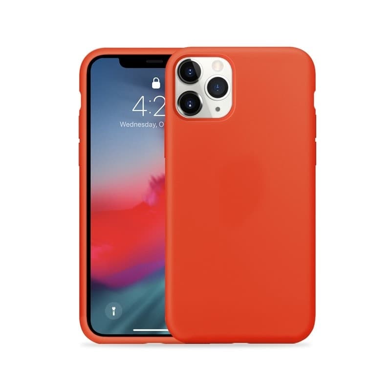 Crong Color Cover - Custodia per iPhone 11 Pro (Rosso) - 11