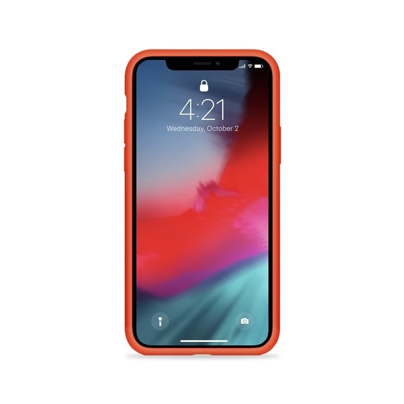 Crong Color Cover - Custodia per iPhone 11 Pro (Rosso) - 15