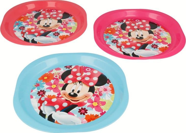 Minnie Mouse - Set of 3 picnic plates - 3