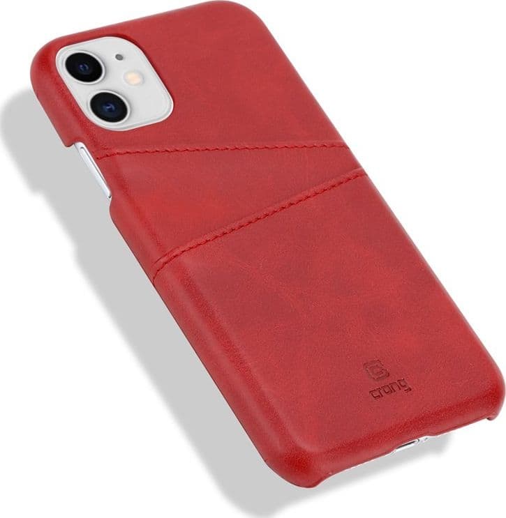 Crong Neat Cover - Custodia per iPhone 11 Pro con tasche (rosso) - 9