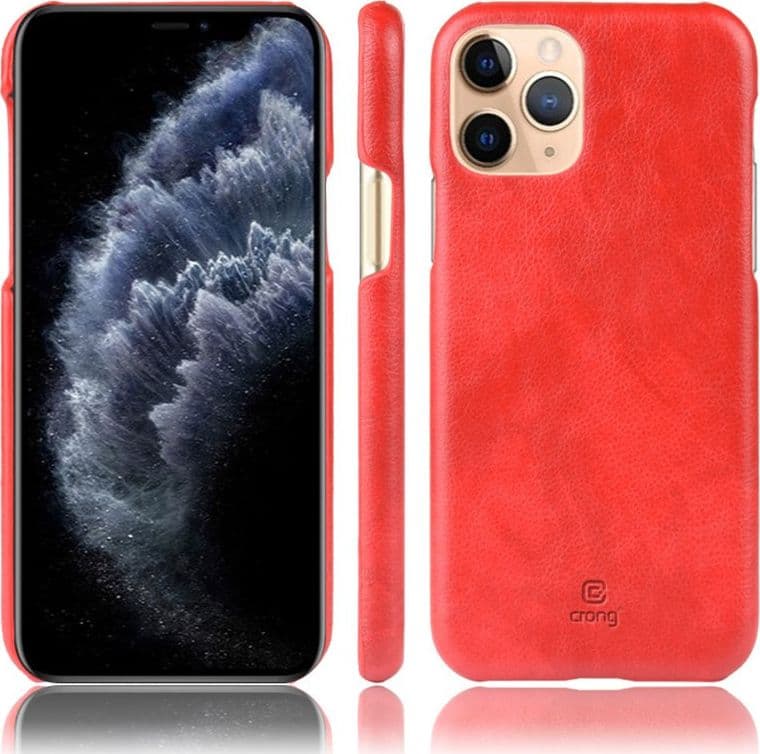 Crong Essential Cover - Custodia per iPhone 11 Pro Max (Rosso) - 4