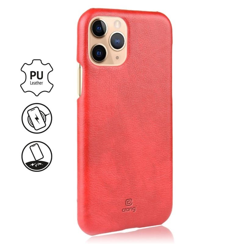 Crong Essential Cover - Custodia per iPhone 11 Pro (Rosso) - 2