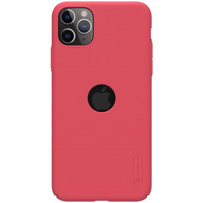 Nillkin Super Frosted Shield - Case for Apple iPhone 11 Pro Max z wyciêciem na logo (Bright Red) - 2