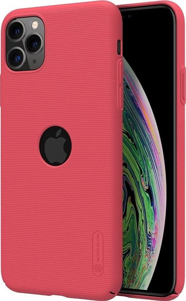 Nillkin Super Frosted Shield - Case for Apple iPhone 11 Pro Max z wyciêciem na logo (Bright Red) - 5