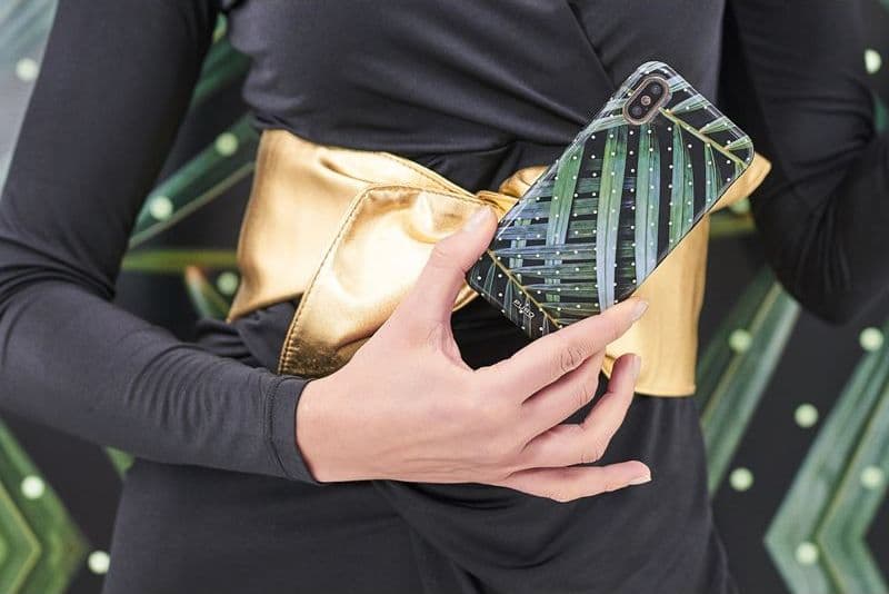 PURO Glam Tropical Leaves - Case for iPhone Xs Max (Brilliant Leaves) - 3