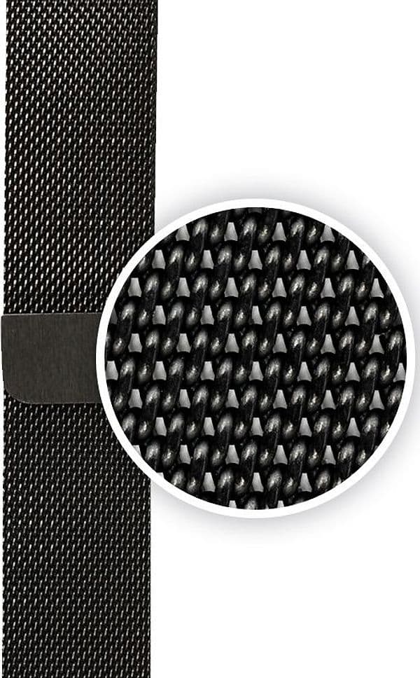 Crong Milano Steel - Cinturino in acciaio inossidabile per Apple Watch 38/40/41/42 mm (nero) - 5