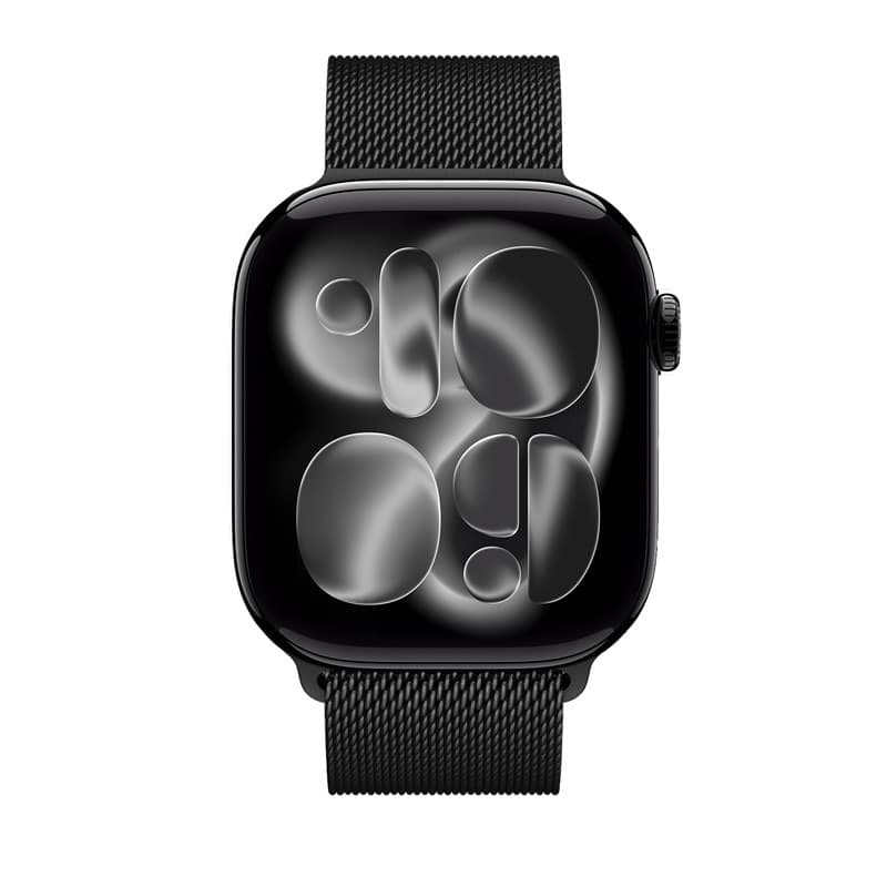Crong Milano Steel - Cinturino in acciaio inossidabile per Apple Watch 38/40/41/42 mm (nero) - 9