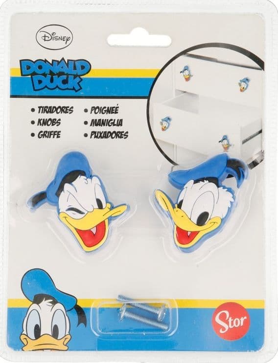 Donald Duck - Furniture handles (2 pcs) - 3