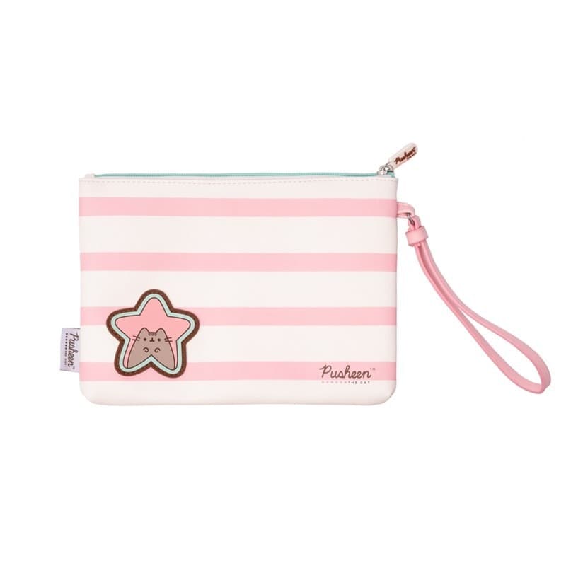 Pusheen - Borsa per cosmetici Rose Collection (23 x 16,5 x 2,5 cm) - 16