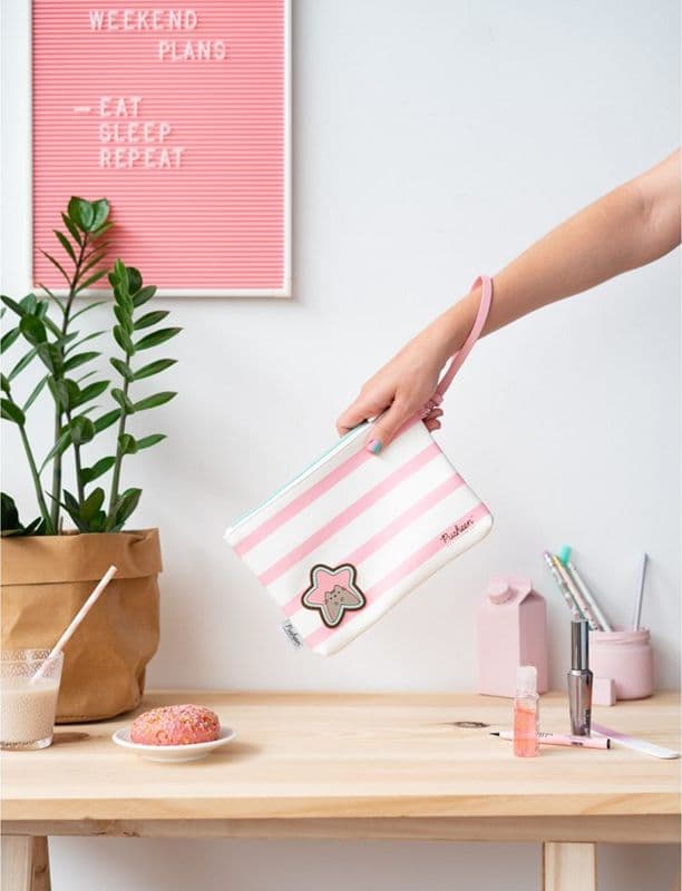 Pusheen - Borsa per cosmetici Rose Collection (23 x 16,5 x 2,5 cm) - 3