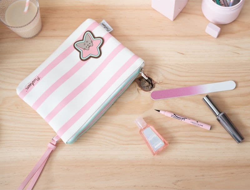 Pusheen - Borsa per cosmetici Rose Collection (23 x 16,5 x 2,5 cm) - 6