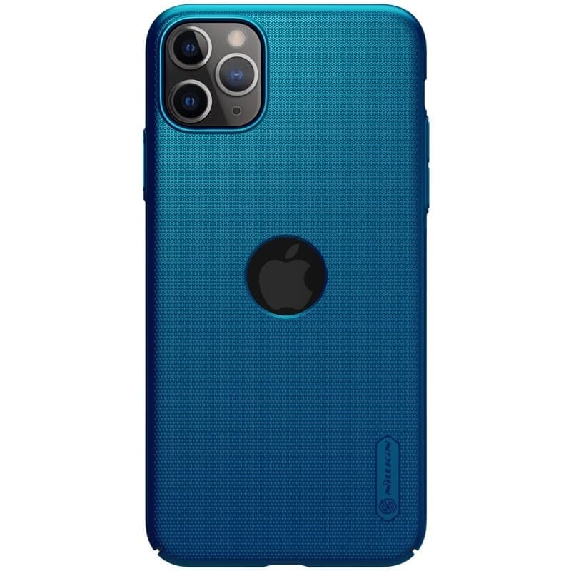Nillkin Super Frosted Shield - Case for Apple iPhone 11 Pro Max z wyciêciem na logo (Peacock Blue) - 6