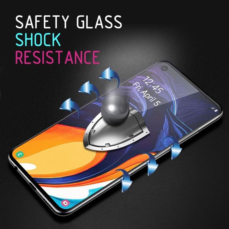 Crong 7D Nano Flexible Glass – Full Coverage Hybrid Screen Protector 9H Samsung Galaxy A80 / A90 - 14
