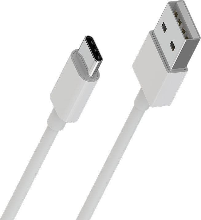 Borofone - USB-A - USB-C cable for data transmition and charging, 1 m (White) - 2