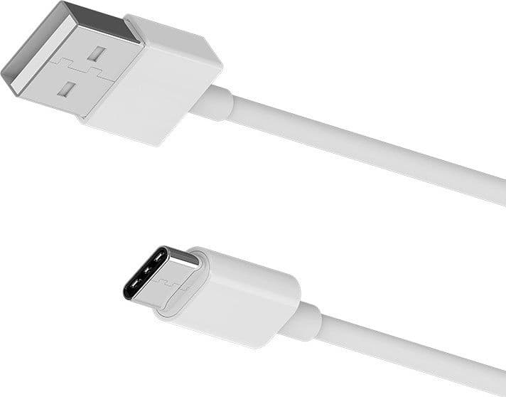 Borofone - USB-A - USB-C cable for data transmition and charging, 1 m (White) - 3