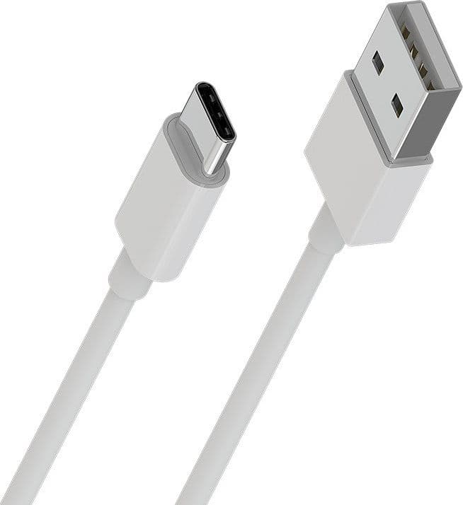 Borofone - USB-A - USB-C cable for data transmition and charging, 1 m (White) - 5