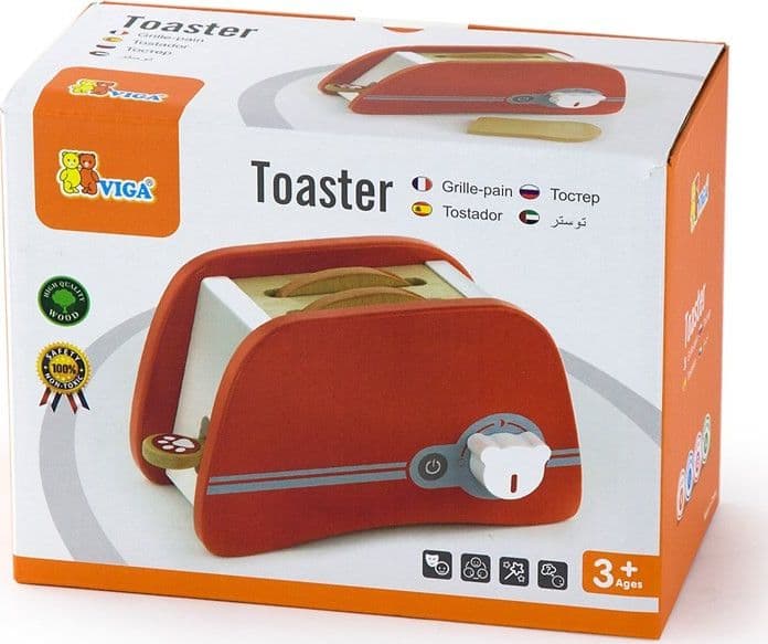 Leila Toys - Wooden toaster - 8