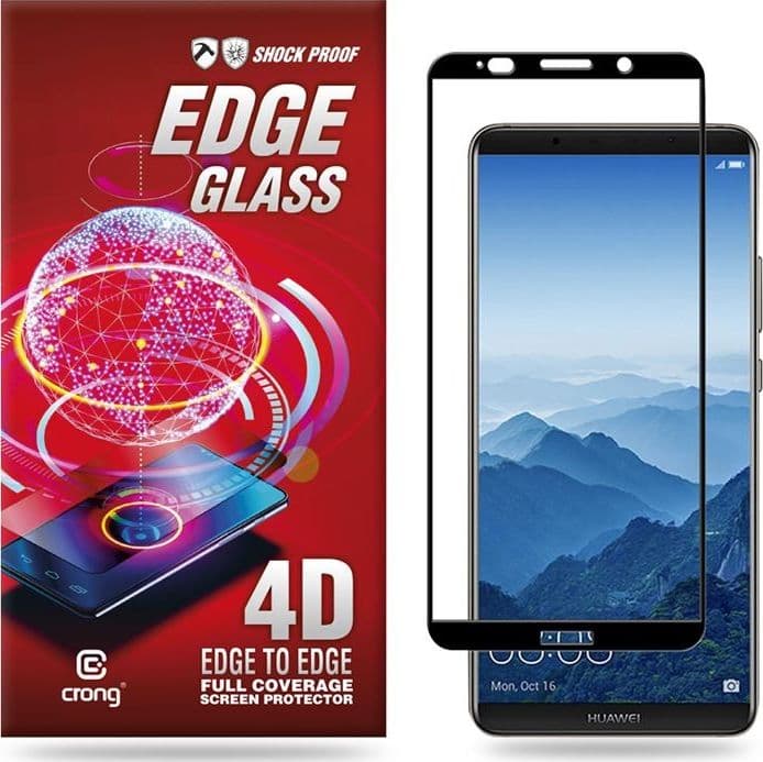 Crong Edge Glass 4D Full Glue - Vetro temperato per l'intero schermo del Huawei Mate 10 - 8