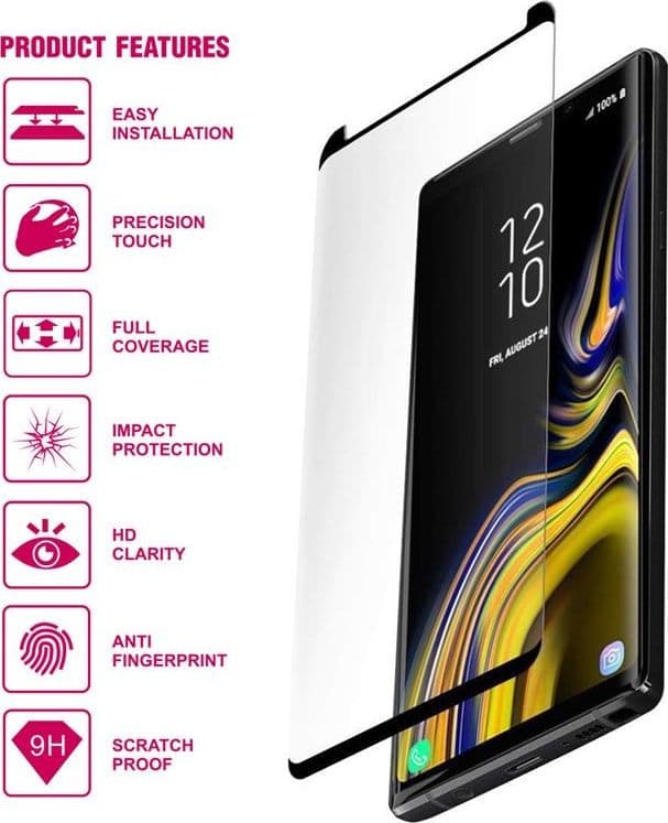 Crong Edge Glass 4D Full Glue - Vetro temperato per l'intero schermo del Huawei Mate 10 - 10