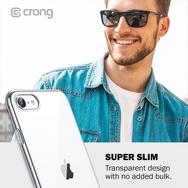 Crong Crystal Slim Cover - Protective Case for SE 2020 / iPhone 8 / 7 (clear) - 13