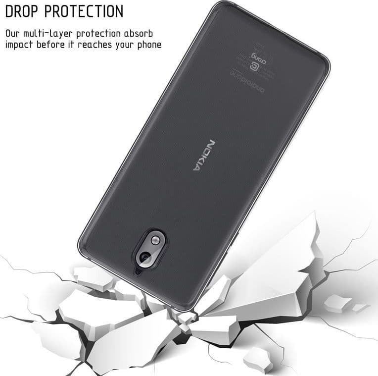 Crong Crystal Slim Cover - Protective Case for Nokia 3.1 (clear) - 3